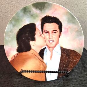 Elvis and his Mama Collectors Plate